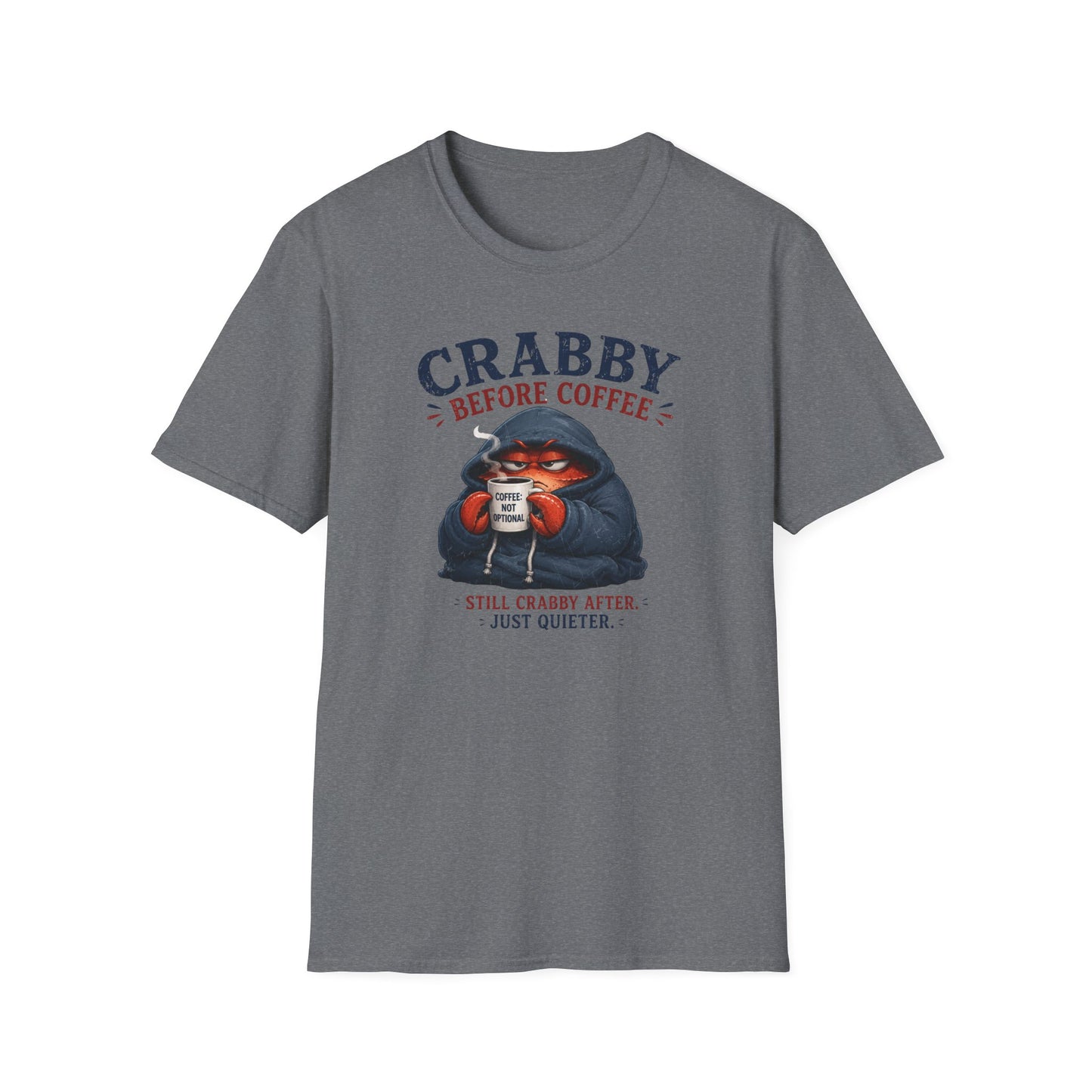 Crabby Before Coffee - introvert crab