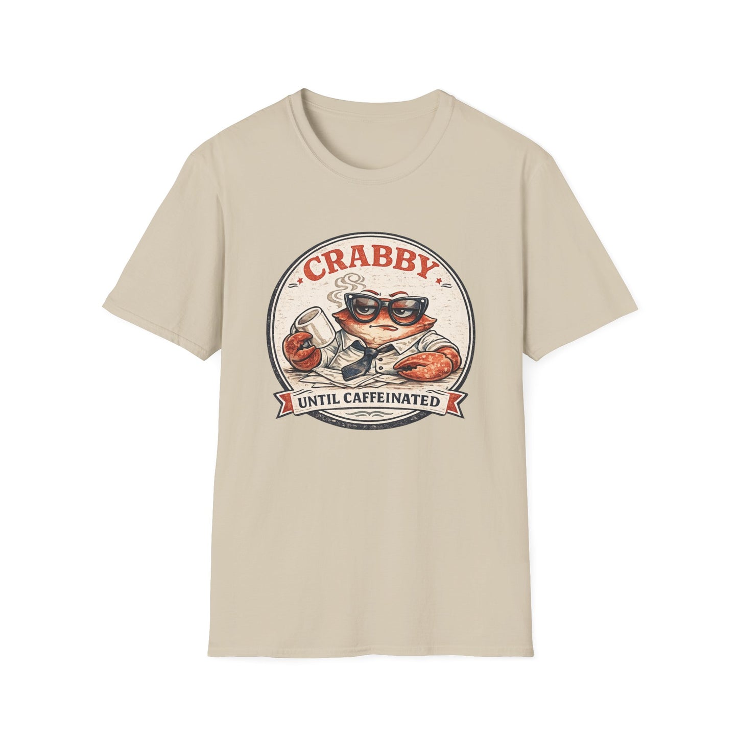 Crabby Until Caffeinated v2 - Office Crab