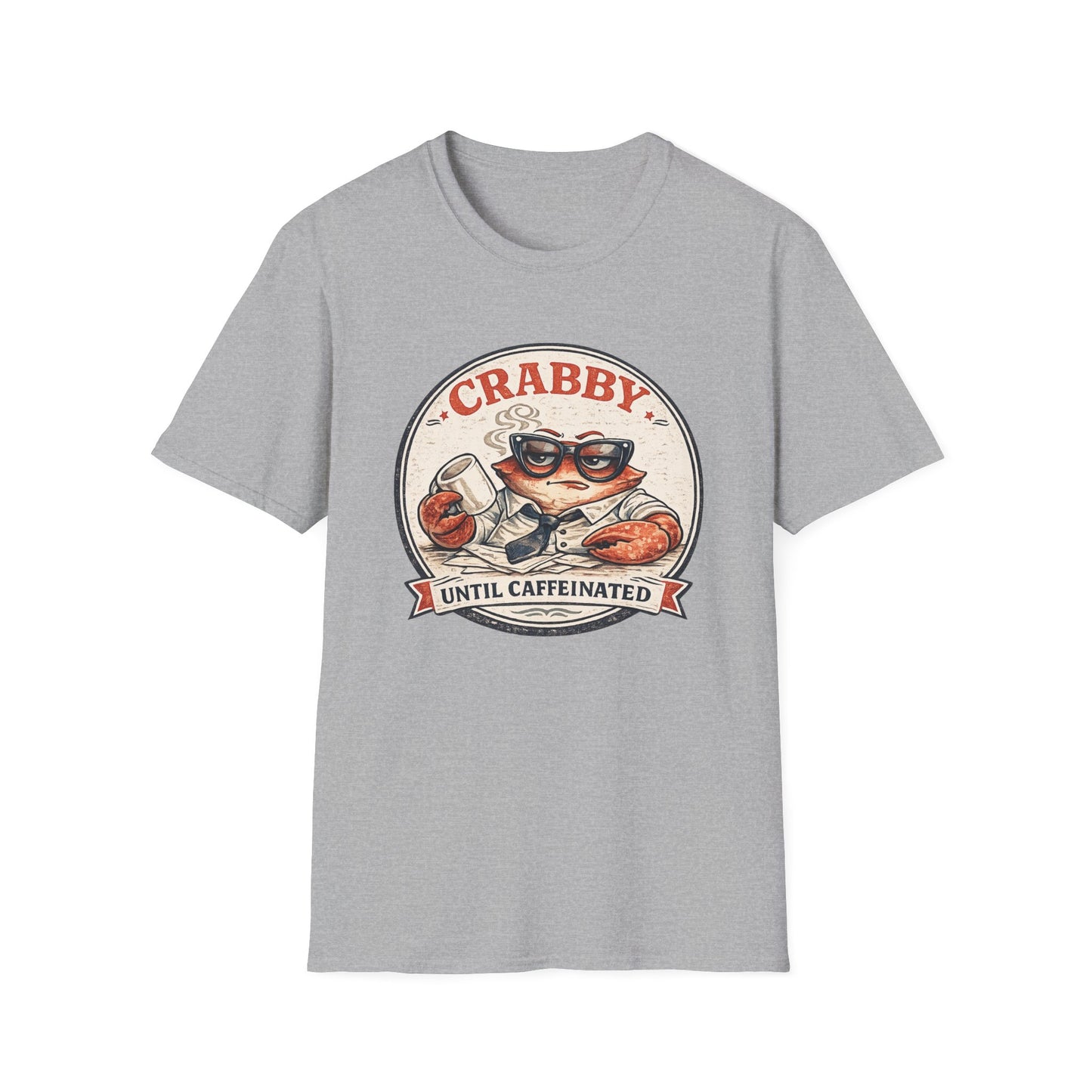 Crabby Until Caffeinated v2 - Office Crab