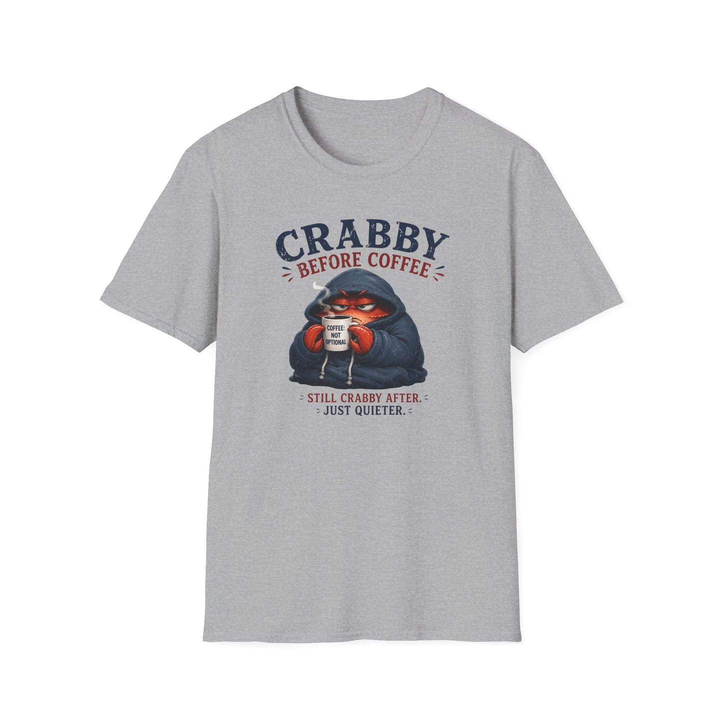 Crabby Before Coffee - introvert crab