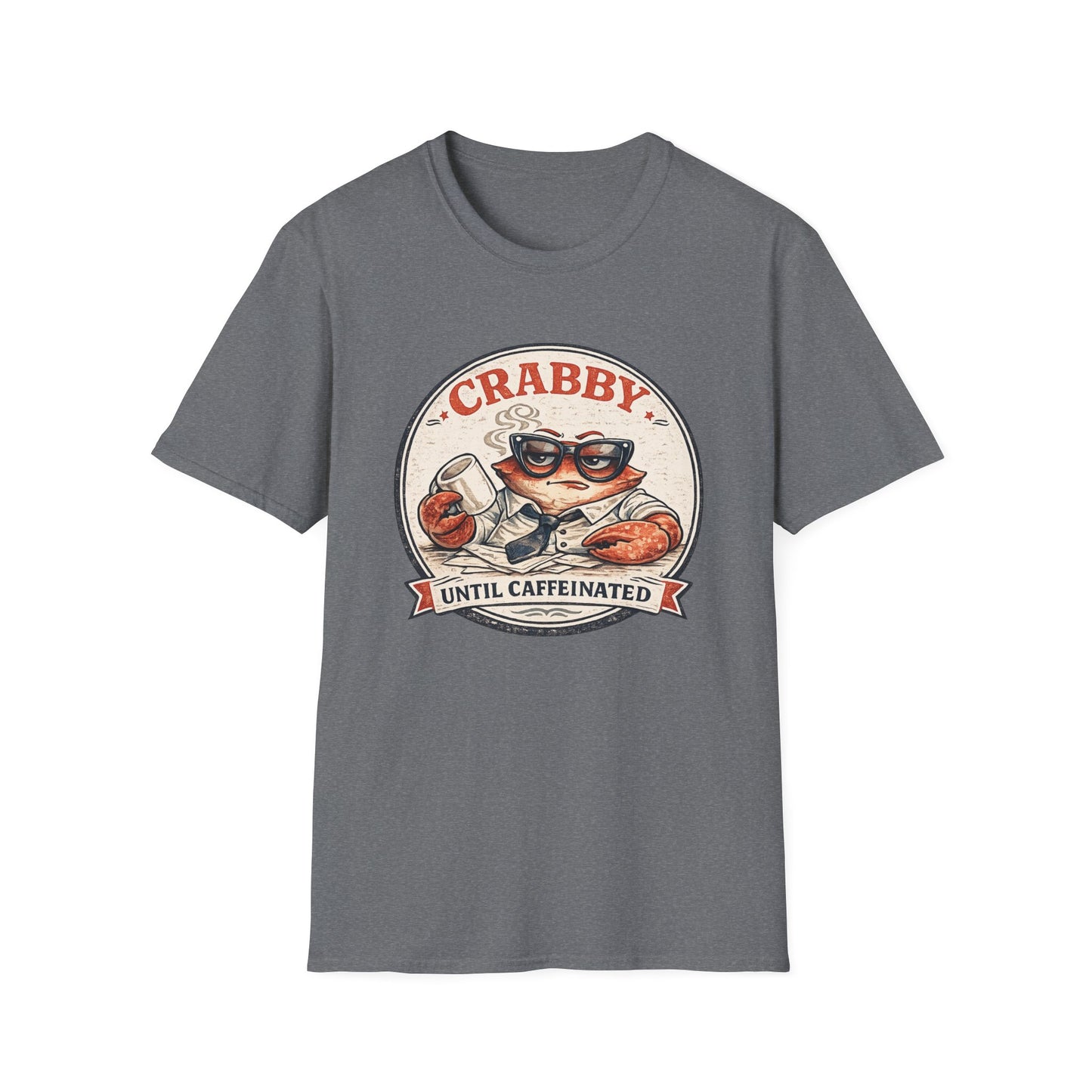 Crabby Until Caffeinated v2 - Office Crab