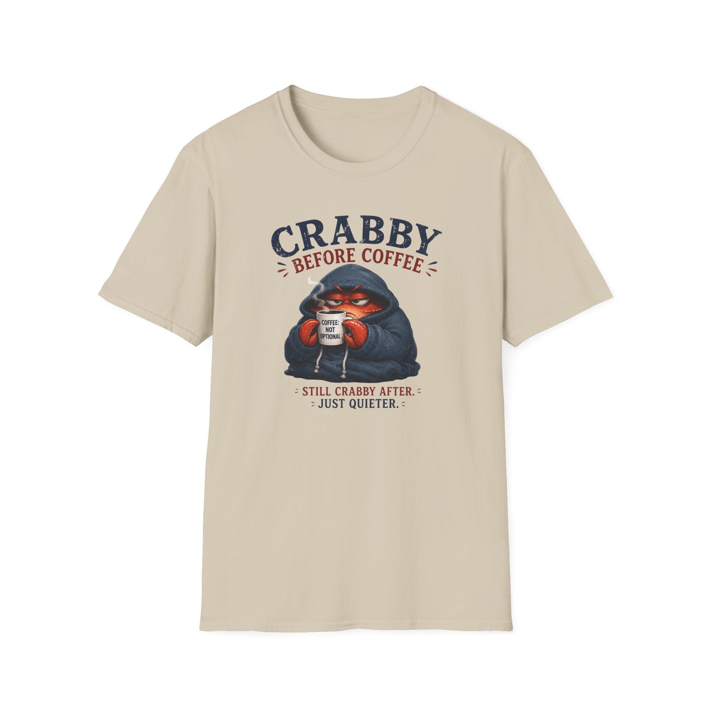 Crabby Before Coffee - introvert crab
