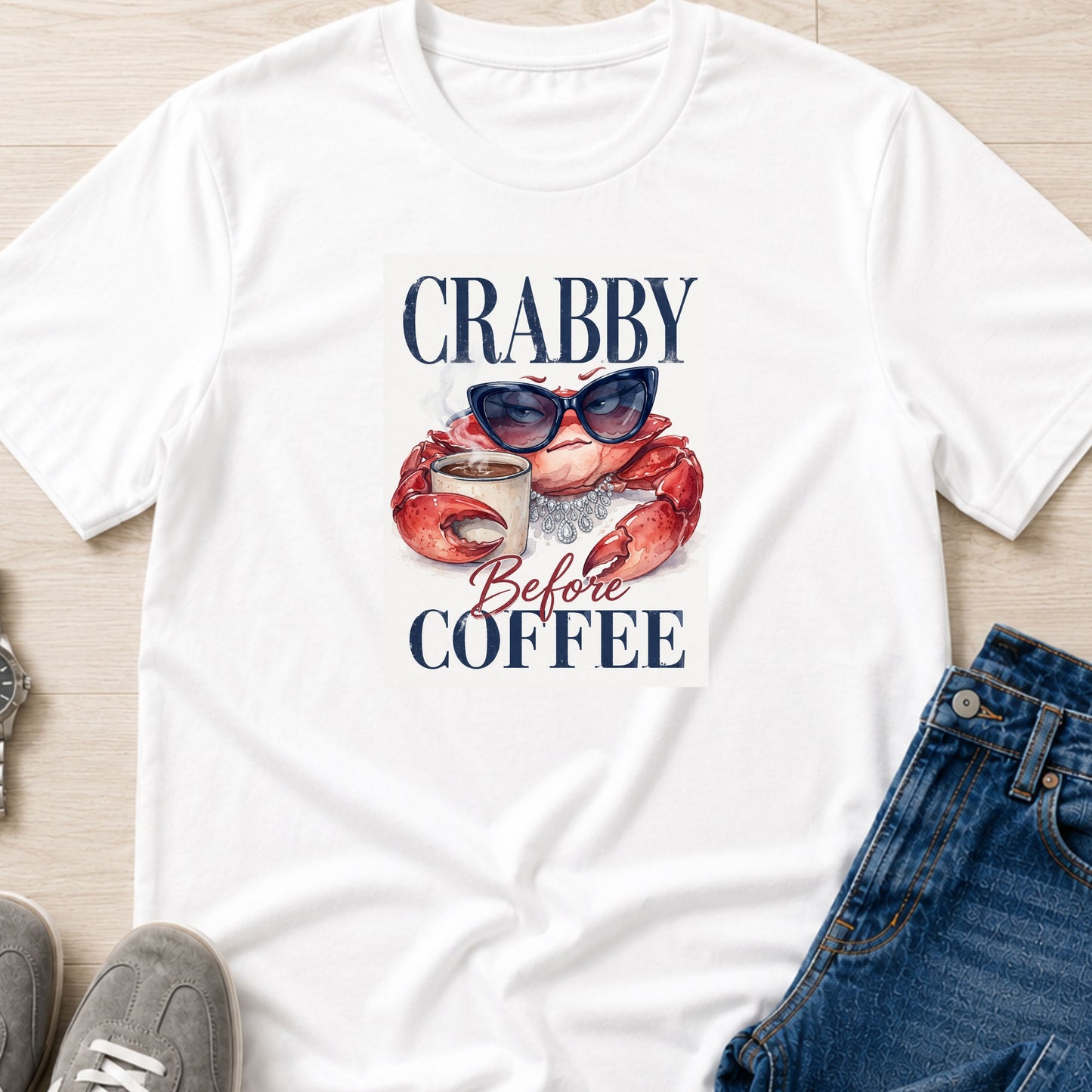 Crabby Before Coffee - Crabby Lady