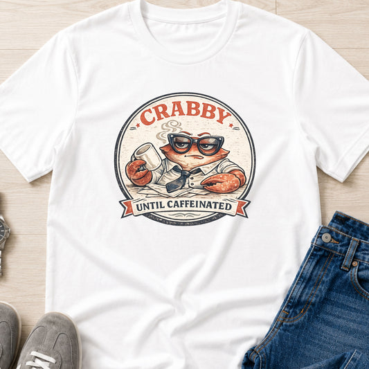 Crabby Until Caffeinated v2 - Office Crab