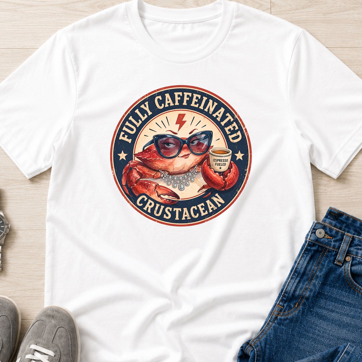 Fully Caffeinated Crustacean - Crabby Lady