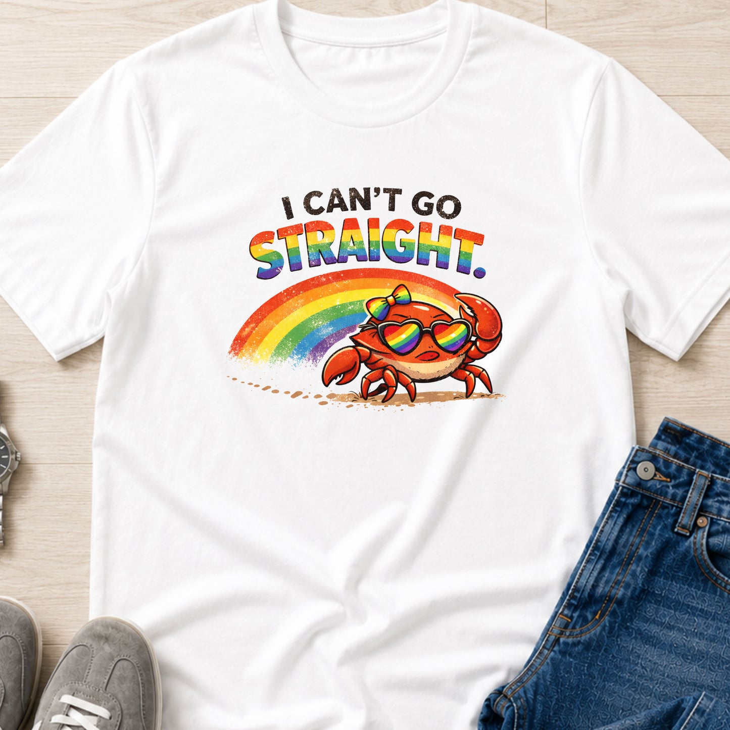 I Can't Go Straight - female crab