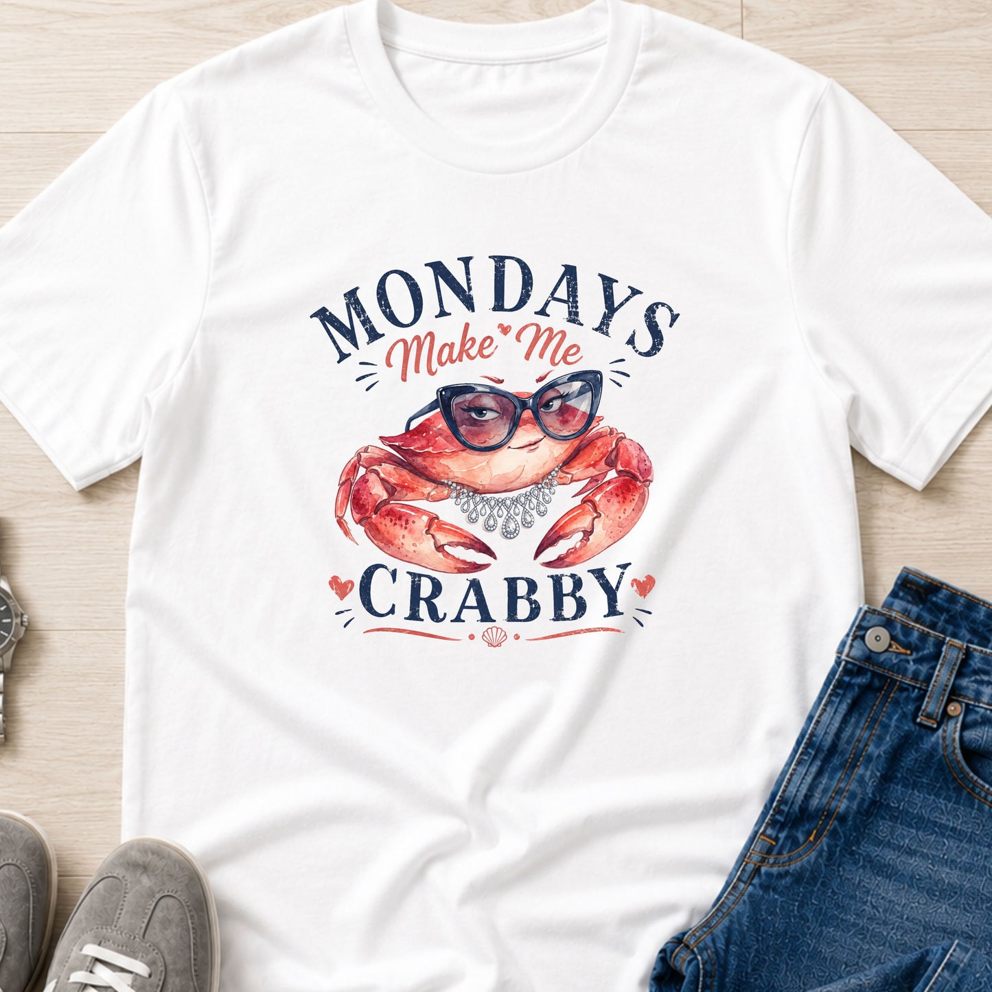 Mondays Make Me Crabby - Crabby Lady