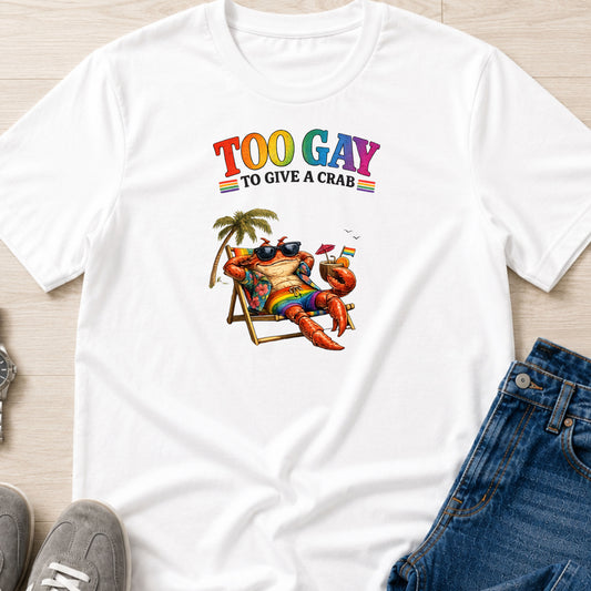 Too Gay to Give a Crab - vacation crab