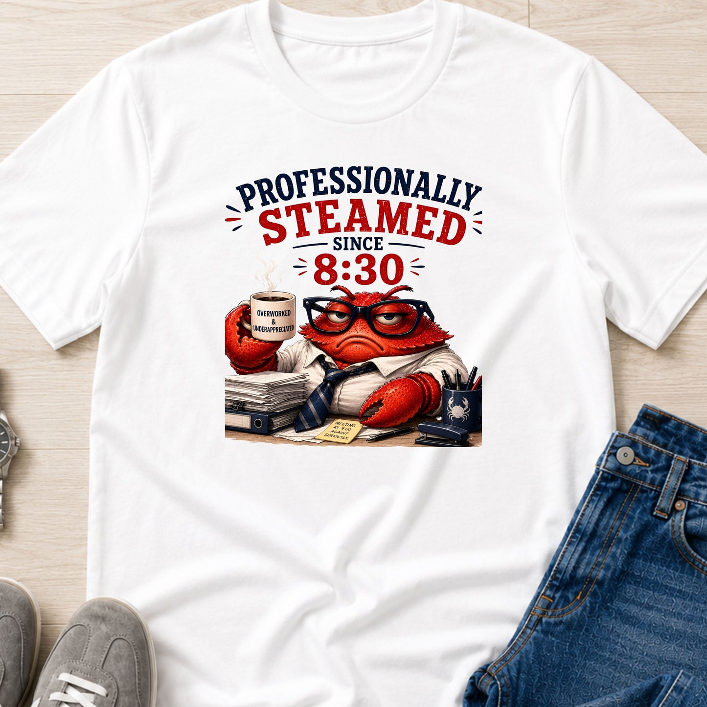 Professionally Steamed - Office Crab
