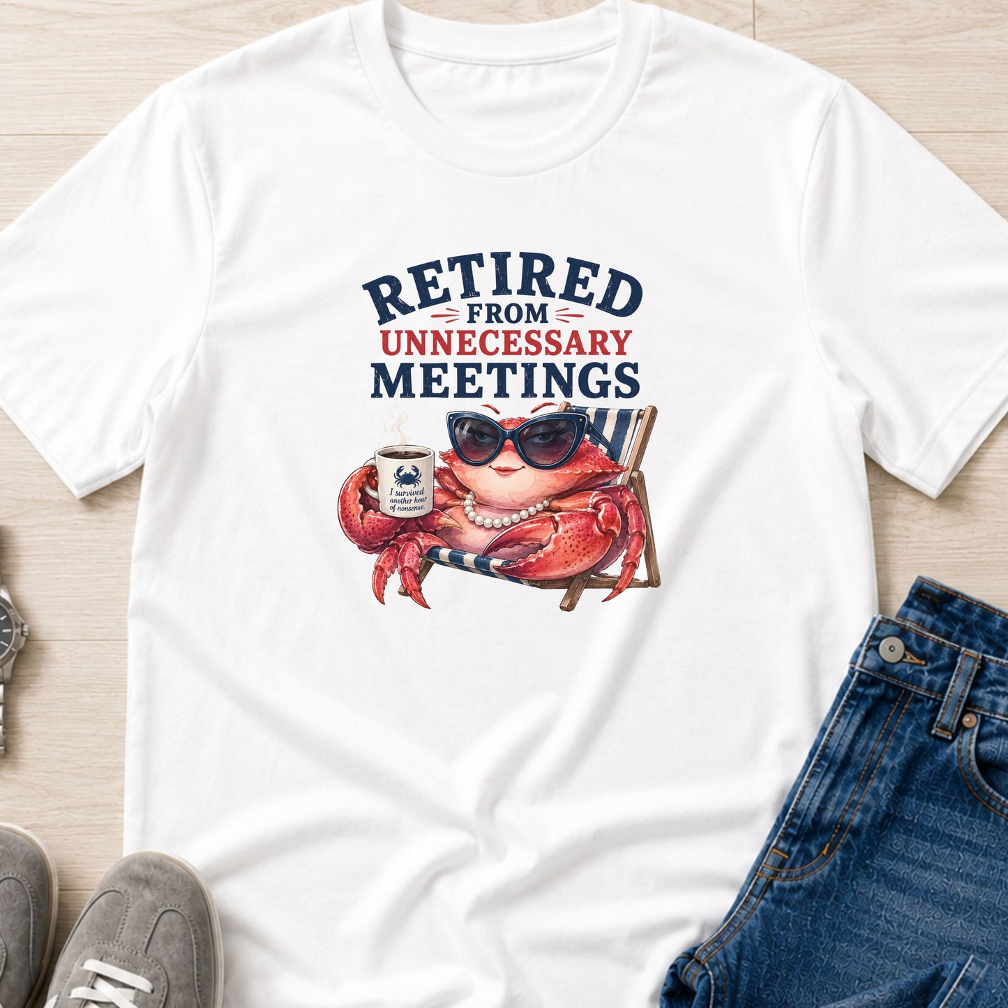 Retired From All Unnecessary Meetings - Crabby Lady