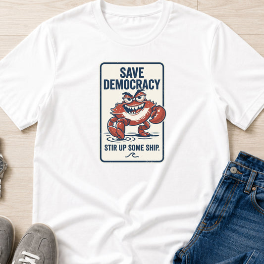 Save Democracy - Menace Crab