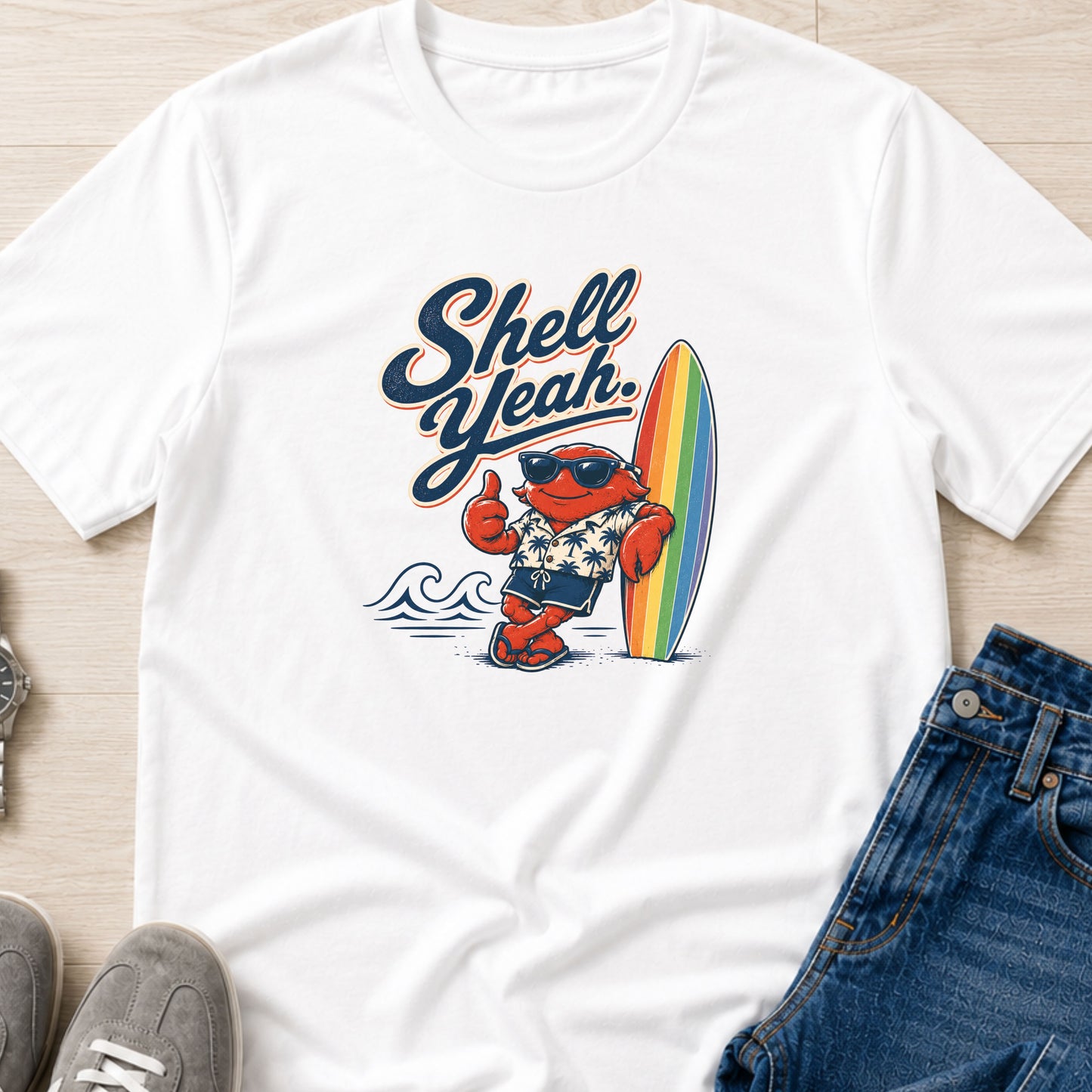 Shell Yeah Vacation Crab - Gay Pride